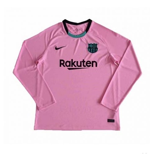 Tailandia Camiseta Barcelona 3ª ML 2020/21 Rosa